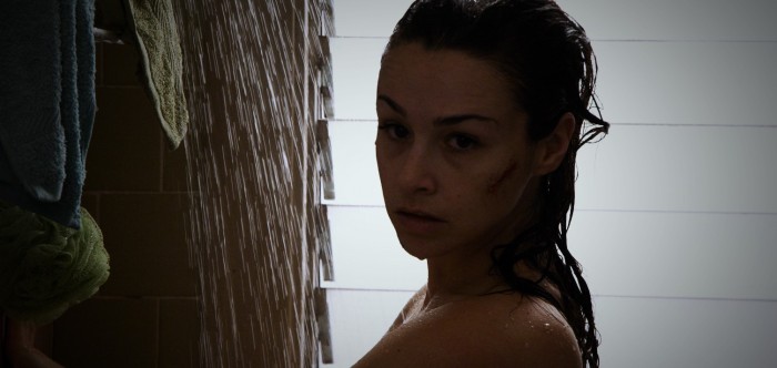 Danielle Harris shower scene in Hatchet II (2011)